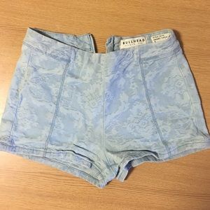Bullhead denim co. short shorts with print